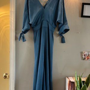 Maje - Blue Silk Dress